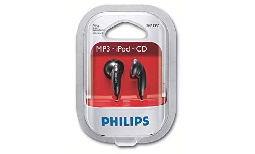 PHILIPS AUDIO SHE1350/00 Auriculares intrauditivos, Modelo 2018/2019, Negro