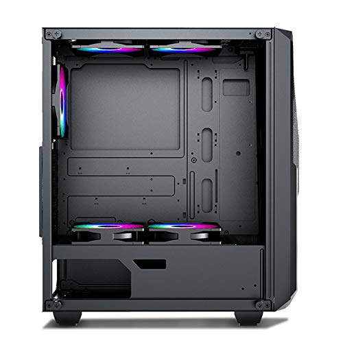 Phoenix - Caja Ordenador, Gaming, Semitorre ATX, Cristal Templado, con 1 Ventilador Trasero RGB y Controlador ARGB Preinstalada, Filtro Anti-polvo, Compatible con Placas ARGB 3 Pines
