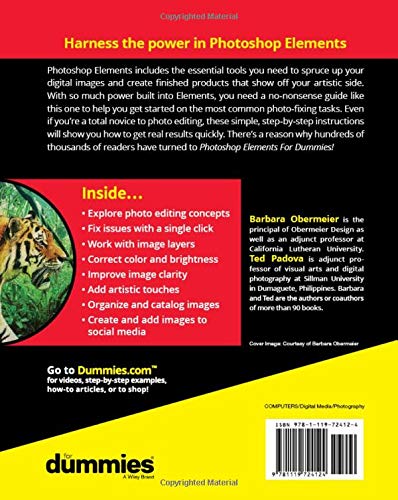 Photoshop Elements 2021 For Dummies (For Dummies (Computer/Tech))