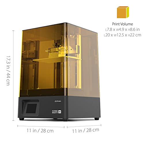 PHROZEN Sonic Mighty 4K - Impresora 3D con resina, pantalla LCD de 9,3 pulgadas, 4K, Monocromo, iluminación UV ParaLED, gran volumen de impresión, fabricada en Taiwán