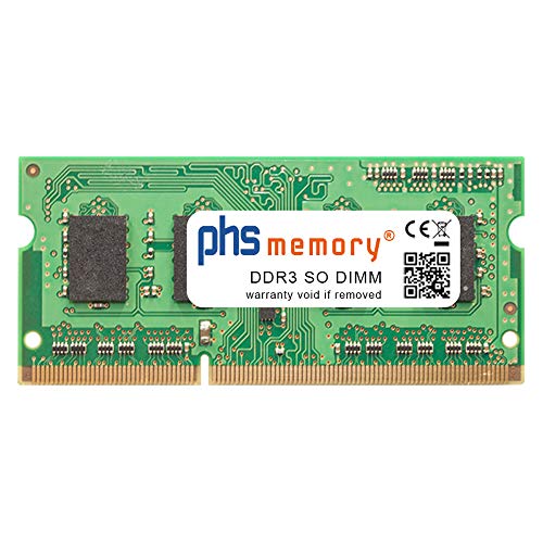 PHS-memory 4GB RAM módulo Adecuado/Adecuada para Lenovo IdeaPad G50-80 (80E5) (i3/i5/i7 4th Gen) DDR3 SO DIMM 1600MHz PC3L-12800S
