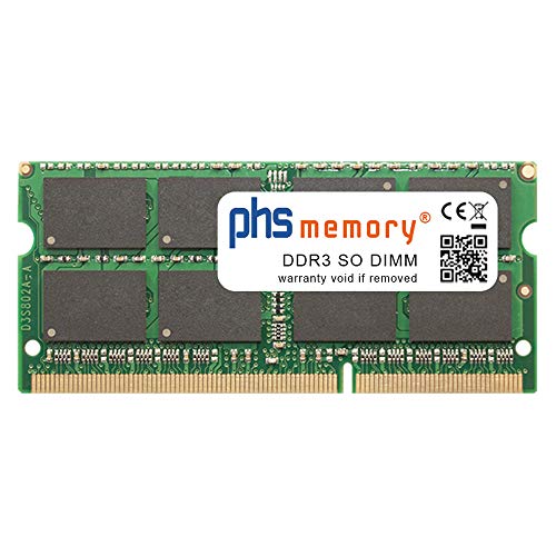 PHS-memory 8GB RAM módulo Adecuado/Adecuada para Acer Aspire ES1-523-23S7 DDR3 SO DIMM 1600MHz PC3L-12800S