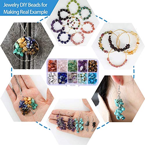 Piedras para bisuteria,Cuentas de Piedras Preciosas de 150g,Piedra para Hacer joyería,Caja de cuentas de piedra,Piedra para joyas,Piedras preciosas,Piedra de lava natural,fabricación de cuentas