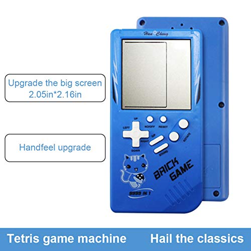 PIGMAMA Tetris Juego De Mano LCD Juguetes Consola De Juegos De Mano De Plástico Classic Y Retro Juego De Consola De Bolsillo para Cumpleaños Niños Great