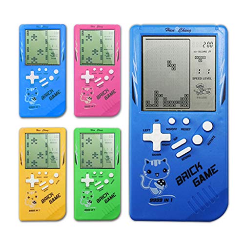 PIGMAMA Tetris Juego De Mano LCD Juguetes Consola De Juegos De Mano De Plástico Classic Y Retro Juego De Consola De Bolsillo para Cumpleaños Niños Great