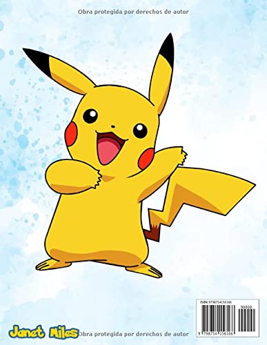 Pikachu y sus Amigos | Libro de Colorear + 30 Juegos: Libro de actividades para niños y niñas de 4 a 8 años | XXL 100