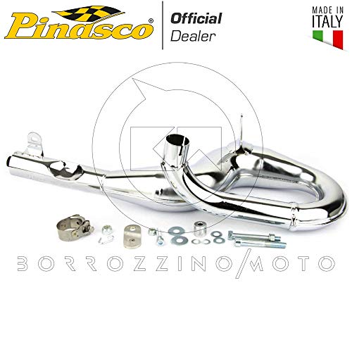 PINASCO Silenciador completo Racing cromado Piaggio Vespa PX PE 200 Cosa Rally Art. 25560825
