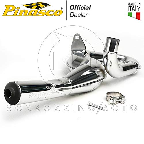 PINASCO Silenciador completo Racing cromado Piaggio Vespa PX PE 200 Cosa Rally Art. 25560825