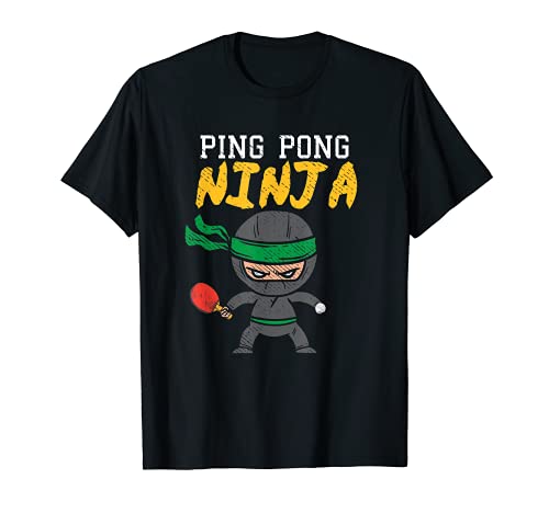 Ping Pong Ninja Tenis De Mesa Camiseta
