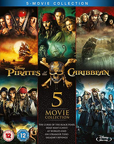 Pirates of the Caribbean 1-5 BD Boxset [Blu-Ray] [Importación del Reino Unido] [Italia]