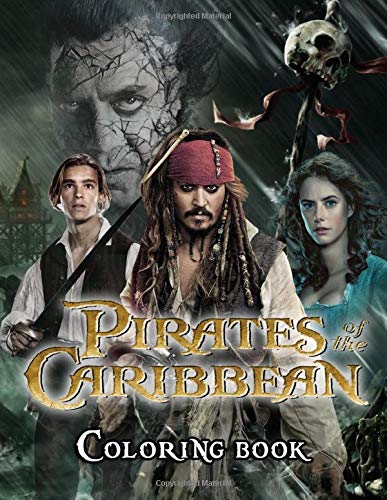 Pirates Of The Caribbean Coloring Book