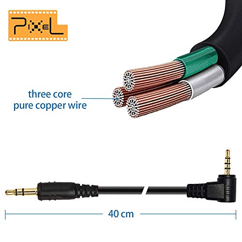 PIXEL 3,5MM-DC2 Cable Disparador Mando a Distancia Disparador inalámbrico Temporizador Conexión para Nikon cámaras Digitales