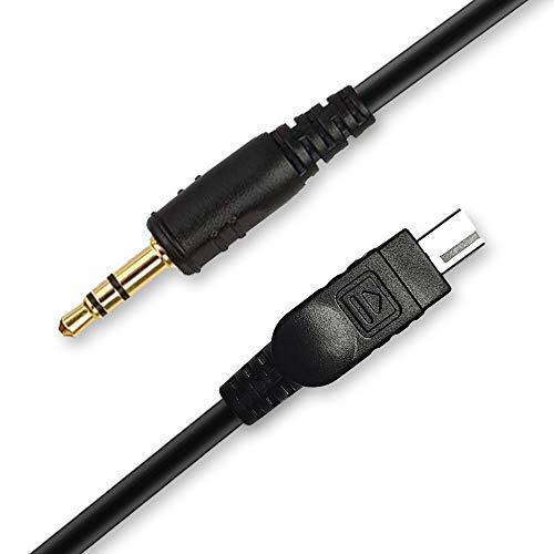 PIXEL 3,5MM-DC2 Cable Disparador Mando a Distancia Disparador inalámbrico Temporizador Conexión para Nikon cámaras Digitales
