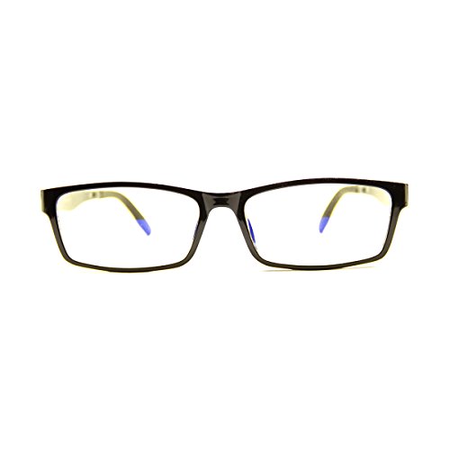 Pixel Lens Class Gafas para Ordenador, TV, Tablet,Gaming. contra EL CANSANCIO Ocular, Confort Visual, Montura Ligera, CERTIFICADA LUZ Azul - 41% Y UV -100% EN LA Universidad DE TURÍN (+1.50, Black)