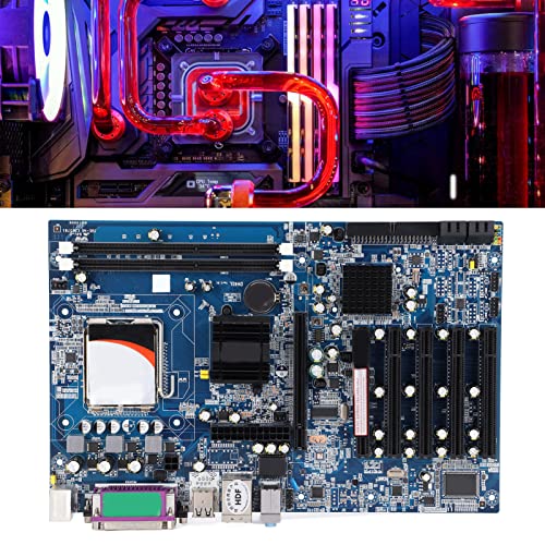 Placa Base Industrial para la Serie Intel G41, para Intel LGA775, Placa Base para Juegos (DDR3 1333/1066 MHz | 1 Ranura para Gráficos PCI-E X16) Admite Tarjetas de Expansión Adaptadores de Red Tarjeta