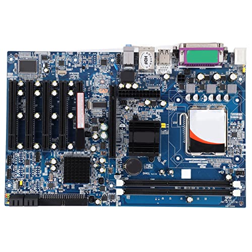 Placa Base Industrial para la Serie Intel G41, para Intel LGA775, Placa Base para Juegos (DDR3 1333/1066 MHz | 1 Ranura para Gráficos PCI-E X16) Admite Tarjetas de Expansión Adaptadores de Red Tarjeta