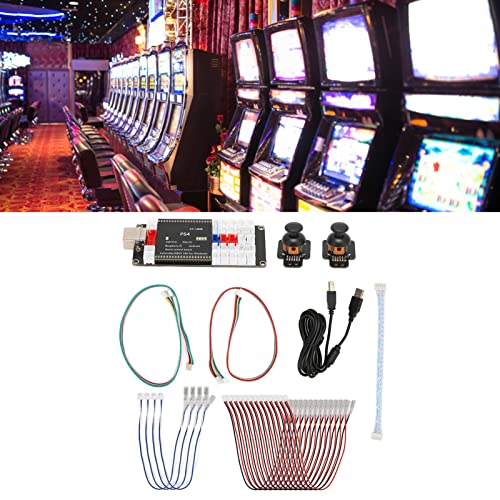 Placa de Código del Controlador, Fácil de Instalar, sin Demora, Kits de Codificador de Arcade de Conmutación Rápida con Joystick Analógico 3D para PS3 para