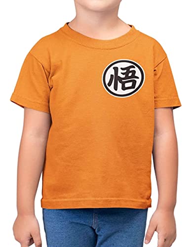 PLANETACAMISETA Camiseta Niño - Unisex Goku (Naranja, 11 años)