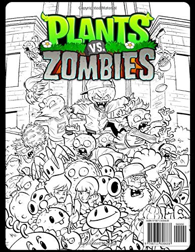 Plants VS zombies Coloring Book For Kids: 50 High-Quality Illustrations and Characters Description | A Great Coloring Book For Kids and Fans, Lovers of Plants vs Zombies game