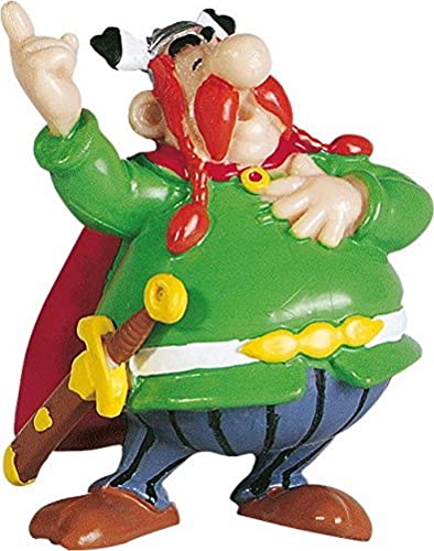 Plastoy-SD-PLY00060509 Obélix Jefe Abraracourcix Figura PVC 9 cm Asterix El Galo, Color Blanco (PLA60509)