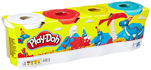 Play-Doh-B6510 Pack 4 Botes (Hasbro B5517)