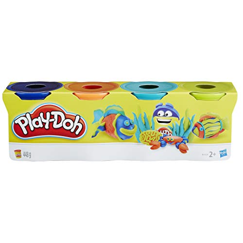 Play-Doh-B6510 Pack 4 Botes (Hasbro B5517)