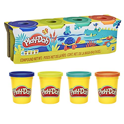 Play Doh-Pack 4 Colores Silvestres, (Hasbro E4867ES0) , Color/Modelo Surtido