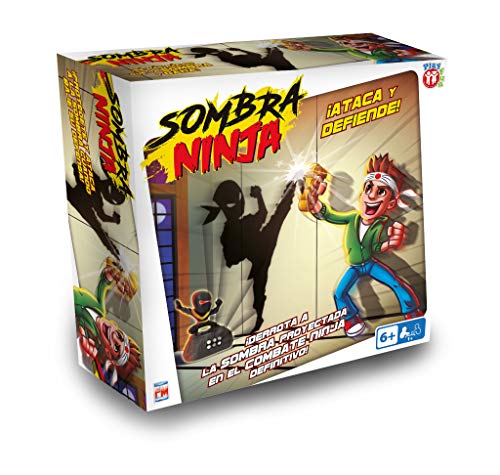 PLAY FUN BY IMC TOYS Sombra Ninja | Juego entretenido de habilidad Combate con la Sombra Ninja para niños +6 Años
