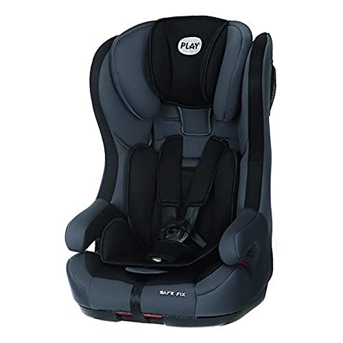 Play Safe Fix - Silla de coche, grupo 1/2/3, color negro y gris