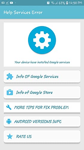 Play services update - play services info