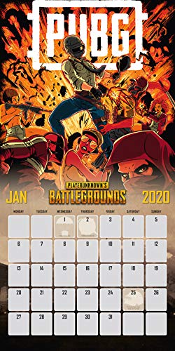 Playerunknowns Battleground 2020 Calendar - Official Square Wall Format Calendar