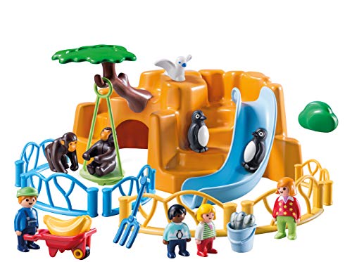 Playmobil- 1.2.3 Zoo Juguete, Multicolor (geobra Brandstätter 9377)