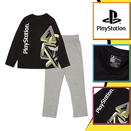 Playstation Iconos Chicos Larga Pijamas Set Negro 152 | Regalos PS4 PS5 Gamer, Escuela de los Muchachos Pijamas, Ropa de los niños, niños y Regalo de cumpleaños Idea