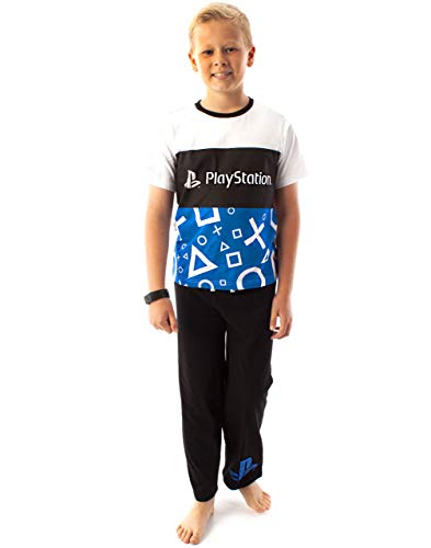 Playstation Pajamas Boys Gamer Gifts Camiseta y Pantalones PJ Set para niños 13-14 años