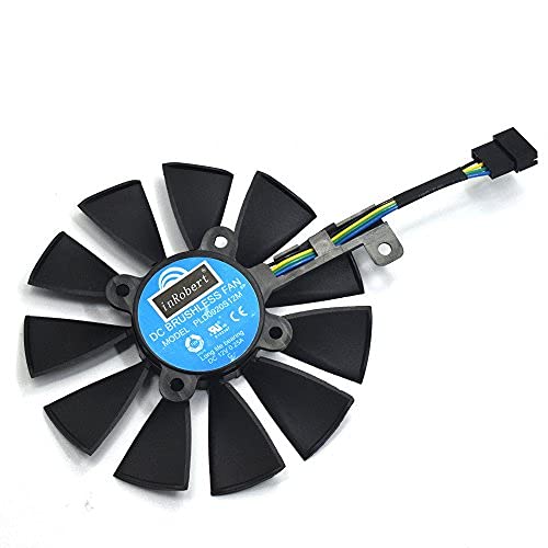 PLD0920S12M Ventilador de Refrigeración de Repuesto Graphics Card Fan para ASUS STRIX R9 390 X 390 RX480 RX580 GTX 980Ti 1060 1070 1080 Graphic Card (Fan-B(5pin))