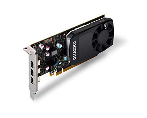 PNY Tarjeta gráfica profesional Quadro P400 DVI 2GB GDDR5 PCI Express 3.0 x16, una ranura, 3x Mini-DisplayPort, soporte 5K, ventilador activo ultra silencioso