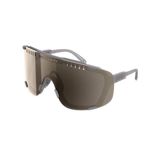 POC Devour Sonnenbrille, Gafas Unisex Adulto, Color Gris, Talla única