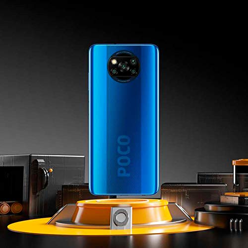 POCO X3 NFC - Smartphone 6.67” FHD+, 6 + 128GB, Snapdragon 732G, 64 MP con IA, Quad-cámara, 5160 mAh, color Azul Cobalto [Versión ES/PT]