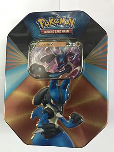 Pokèmon, 1 Lata Castellano Modelos Surtidos recibe una al Azar. (Lucario V,Mew V o Slowbro de Galar V