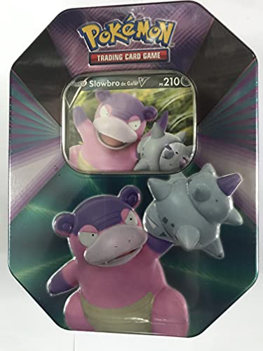 Pokèmon, 1 Lata Castellano Modelos Surtidos recibe una al Azar. (Lucario V,Mew V o Slowbro de Galar V