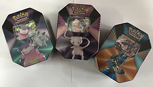 Pokèmon, 1 Lata Castellano Modelos Surtidos recibe una al Azar. (Lucario V,Mew V o Slowbro de Galar V