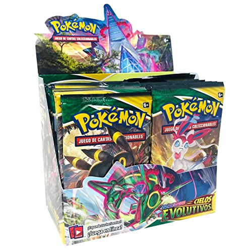 Pokemon 360 Cartas Espada y Escudo Cielos Evolutivos en Español (178-51204) - Cartas Originales