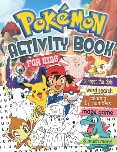 Pokémon Activity Book: 2021 Pokémon Activity Book For Kids Of All Ages With Jumbo Illustrations