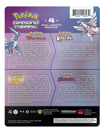 Pokemon Diamond & Pearl Movie 4-Pack (4 Blu-Ray) [Edizione: Stati Uniti] [Italia] [Blu-ray]