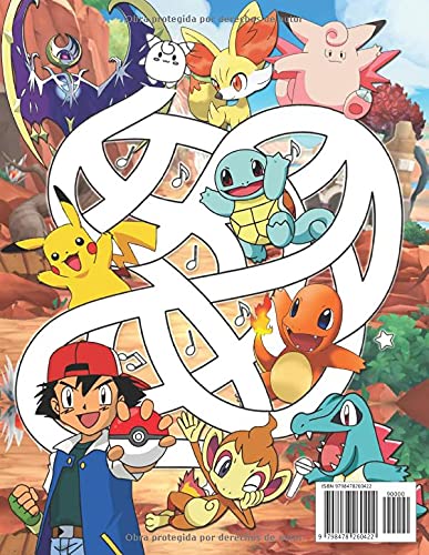 Libro De Actividades Pokémon 2021 Para Niños De 4 A 8 Años Con Ilustraciones Gigantes Pokémon Libro De Actividades