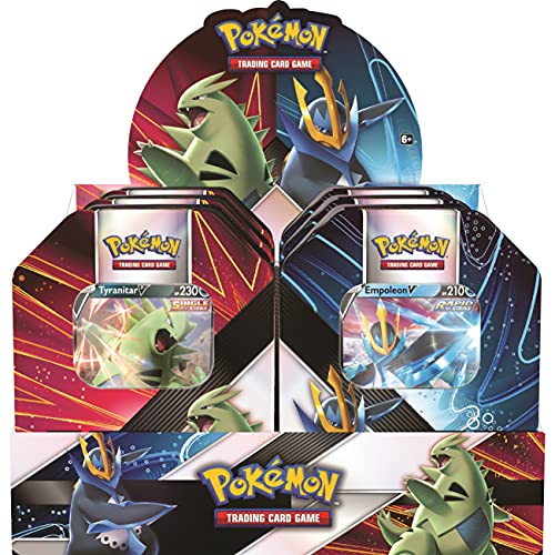 Pokemon TCG: V Strikers Tin Tyranitar V / Empoleon V - One At Random