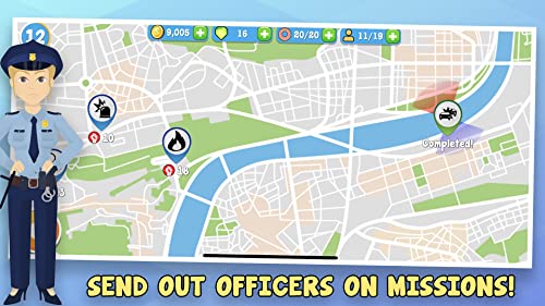Police Inc: Tycoon police station sim builder game