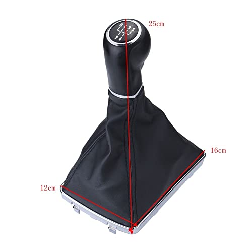 Pomo Cambio Marchas 5 velocidades para O&Pel para A&stra para C&Orsa para GTC para C&oupe para AS A-H/C 2005-2010 Cubierta Bota Palanca Cambios Pomo Palanca