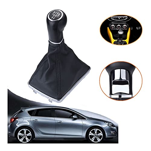 Pomo Cambio Marchas 5 velocidades para O&Pel para A&stra para C&Orsa para GTC para C&oupe para AS A-H/C 2005-2010 Cubierta Bota Palanca Cambios Pomo Palanca