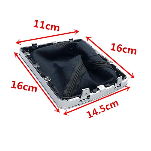 Pomo de cambio de marchas, palanca de cambios, polaina, freno de mano, antideslizante, cubierta de bota de estacionamiento, funda, collar, apto para Opel ASTRA H, estilo de coche, combinación